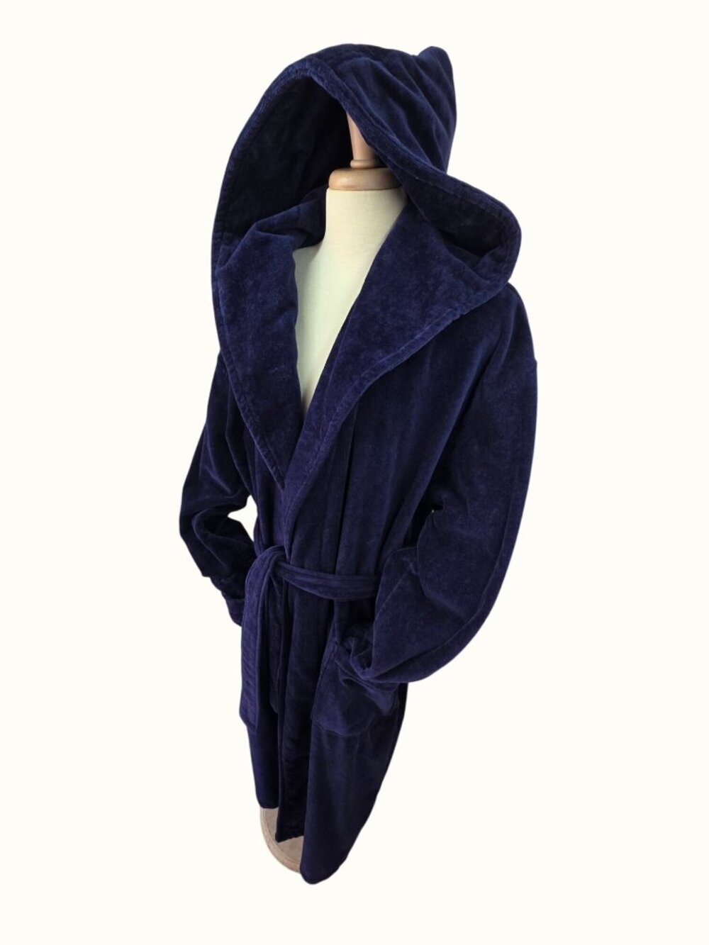 Terrytown Loungewear Hooded Cotton Terry Robe Unisex OS Heavyweight Luxury Spa